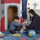 IKEA AFTONSPARV (ИКЕА АФТОНСПАРВ) — Плюшевый космонавт в скафандре, кот, 28 см — фото 4