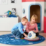 IKEA AFTONSPARV (ИКЕА АФТОНСПАРВ) — Плюшевый, космический корабль/мультиколор — фото 3