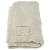 IKEA VÄDRA (ИКЕА ВЭДРА) — Чехол для пеленального коврика, бежевый/голубой, 48x74 см — фото 2