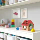 IKEA UPPSTÅ (ИКЕА УППСТО) — Коробка с головоломкой, разноцветная — фото 4