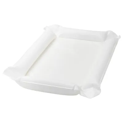 IKEA SKÖTSAM (ИКЕА СКОТСАМ) — Коврик для переодевания, белый, 53x80x2 см