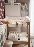 IKEA ÖNSKLIG (ИКЕА ОНСКЛИГ) — Накладные корзины, 4 штуки, белые — фото 5
