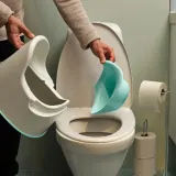 IKEA LOCKIG (ИКЕА ЛОСКИГ) — Горшок, белый/бирюзовый — фото 3