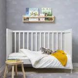 IKEA LENAST (ИКЕА ЛЕНАСТ) — 1 наволочка для кровати, белая, 110x125/35x55 см — фото 3
