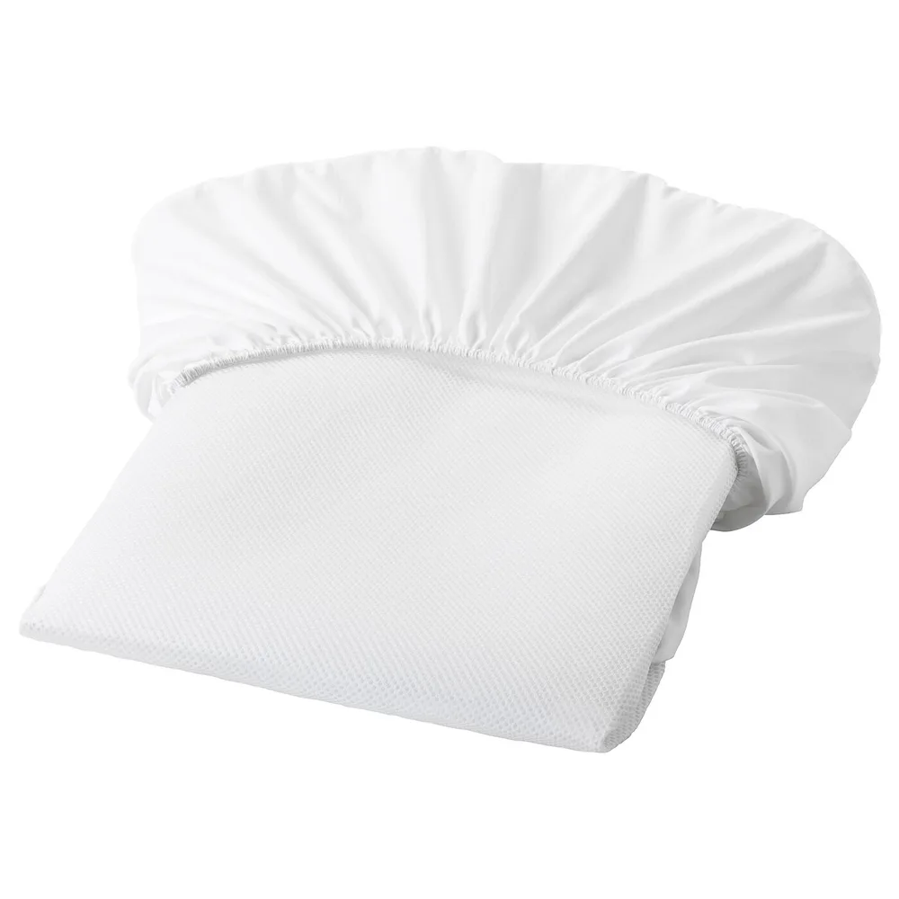 IKEA LENAST (ИКЕА ЛЕНАСТ) — Наматрасник, белый, 60x120 см