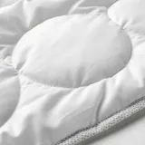 IKEA LENAST (ИКЕА ЛЕНАСТ) — Одеяло для детской кроватки, белый/серый, 110x125 см — фото 4