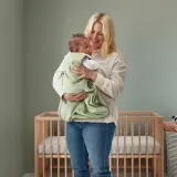 IKEA LEN (ИКЕА ЛЕН) — Спальный мешок, зеленый, 0-6 месяцев — фото 3