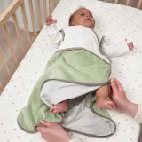 IKEA LEN (ИКЕА ЛЕН) — Спальный мешок, зеленый, 0-6 месяцев — фото 5