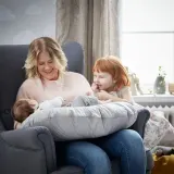 IKEA LEN (ИКЕА ЛЕН) — Подушка для кормления, серая, 60x50x18 см — фото 2