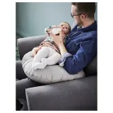 IKEA LEN (ИКЕА ЛЕН) — Подушка для кормления, серая, 60x50x18 см — фото 3