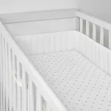 IKEA LEN (ИКЕА ЛЕН) — Протектор для кроватки, белый, 60x120 см — фото 2