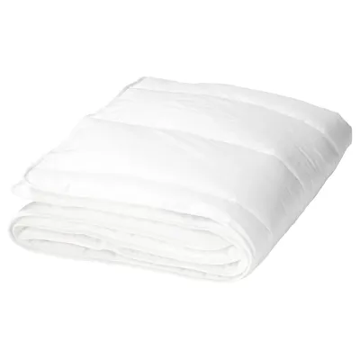 IKEA LEN (ИКЕА ЛЕН) — Одеяло для детской кроватки, белое, 110x125 см