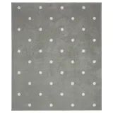 IKEA LEN (ИКЕА ЛЕН) — Коврик, горошек/серый, 133x160 см — фото 1