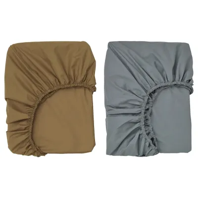 IKEA GULDVÄVARE (ИКЕА ГУЛДВЭВАРЕ) — Детская простыня, темно-желтая/синяя, 60x120 см