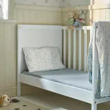IKEA GULDVÄVARE (ИКЕА ГУЛДВЭВАРЕ) — Детская простыня, темно-желтая/синяя, 60x120 см — фото 5
