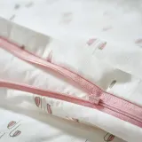 IKEA GULDVÄVARE (ИКЕА ГУЛДВЭВАРЕ) — 1 наволочка для детской кроватки, белый/цветочный рисунок, 110x125/35x55 см — фото 3