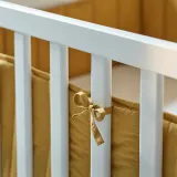IKEA GULDVÄVARE (ИКЕА ГУЛДВЭВАРЕ) — Защитное покрытие для кроватки, темно-желтое, 60x120 см — фото 3