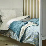 IKEA GULDVÄVARE (ИКЕА ГУЛДВЭВАРЕ) — Одеяло, синий/белый в крапинку, 80x100 см — фото 5
