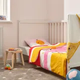 IKEA GRÖNFINK (ИКЕА ГРОНФИНК) — 1 наволочка для детской кроватки, разноцветная/полосатая, 110x125/35x55 см — фото 4