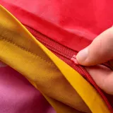 IKEA GRÖNFINK (ИКЕА ГРОНФИНК) — 1 наволочка для детской кроватки, разноцветная/полосатая, 110x125/35x55 см — фото 6