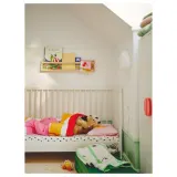 IKEA GRÖNFINK (ИКЕА ГРОНФИНК) — 1 наволочка для детской кроватки, разноцветная/полосатая, 110x125/35x55 см — фото 8