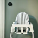 IKEA ANTILOP (ИКЕА АНТИЛОП) — Подушка и чехол для кресла d karm, синий/белый в полоску — фото 3