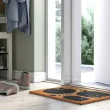 IKEA VÄGTYP (ИКЕА ВЭГТУП) — Коврик, кошка черный/натуральный, 40x60 см — фото 4