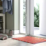 IKEA VÄGSKYLT (ИКЕА ВЭГСКУЛТ) — Коврик для ног, розовый/оранжевый, 40x60 см — фото 3