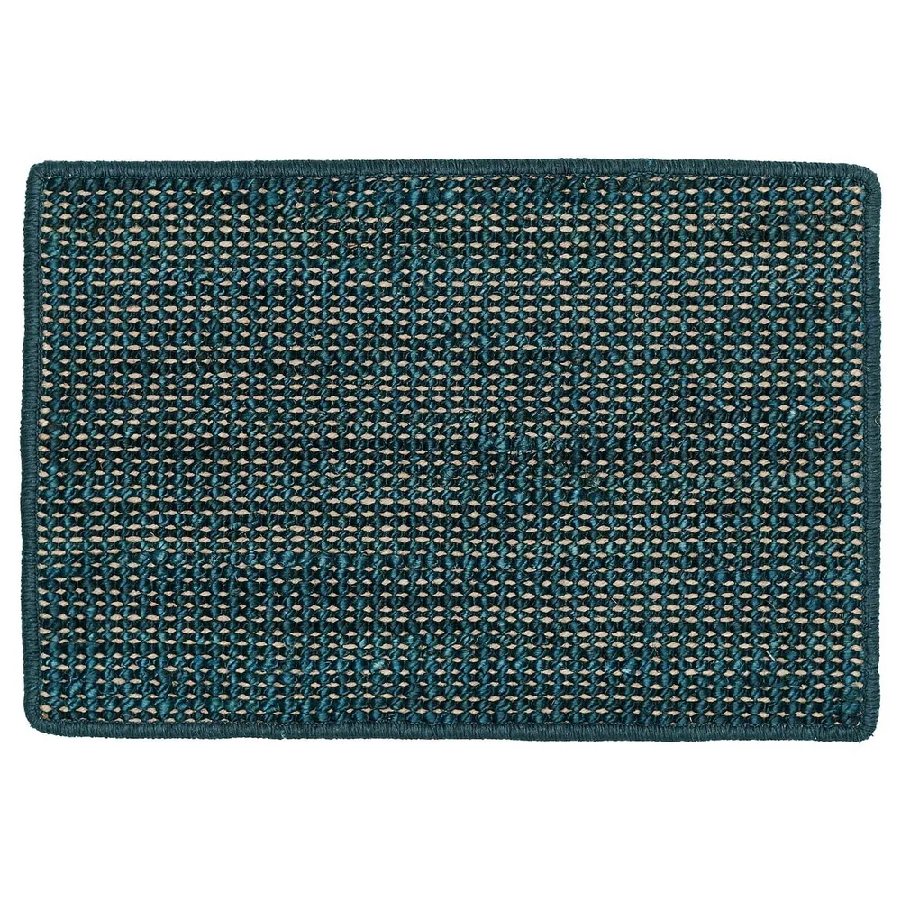 IKEA LANDBANA (ИКЕА ЛАНДБАНА) — Коврик, темно-синий, 40x60 см