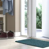 IKEA LANDBANA (ИКЕА ЛАНДБАНА) — Коврик, темно-синий, 40x60 см — фото 3