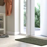 IKEA LANDBANA (ИКЕА ЛАНДБАНА) — Коврик для ног, темно-зеленый, 40x60 см — фото 3
