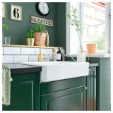 IKEA SÄLJAN (ИКЕА СÄЛЙАН) - Столешница на заказ, черный минерал/ламинат, 30-45x3,8 см — фото 8