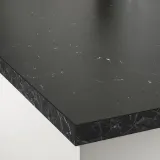 IKEA SÄLJAN (ИКЕА СÄЛЙАН) - Столешница изготовлена по индивидуальному заказу, черный мрамор/ламинат, 30-45x3,8 см — фото 6