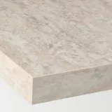 IKEA SÄLJAN (ИКЕА СÄЛЙАН) - Столешница изготовлена по индивидуальному заказу, бежевый искусственный камень/ламинат, 30-45x3,8 см — фото 2