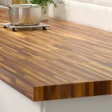 IKEA PINNARP (ИКЕА ПИННАРП) - Столешница изготовлена по индивидуальному заказу, орех/шпон, 45,1-63,5x3,8 см — фото 4