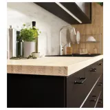 IKEA PINNARP (ИКЕА ПИННАРП) - Столешница изготовлена по индивидуальному заказу, ясень/шпон, 30-45x3,8 см — фото 6
