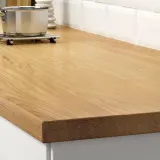IKEA MÖLLEKULLA (ИКЕА МÖЛЛЕКУЛЛА) - Столешница изготовлена по индивидуальному заказу, дуб/шпон, 30-45x3,8 см — фото 5