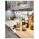 IKEA MÖLLEKULLA (ИКЕА МÖЛЛЕКУЛЛА) - Столешница изготовлена по индивидуальному заказу, дуб/шпон, 30-45x3,8 см — фото 6