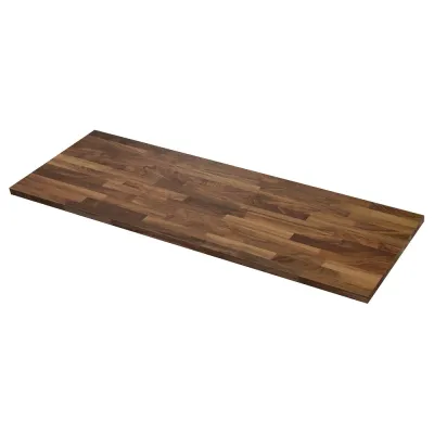 IKEA KARLBY  (ИКЕА КАРЛБЙ)  -  Столешница изготовлена по индивидуальному заказу, орех/шпон, 30-45x3,8 см