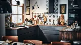 IKEA KARLBY (ИКЕА КАРЛБЙ) - Столешница изготовлена по индивидуальному заказу, орех/шпон, 30-45x3,8 см — фото 7