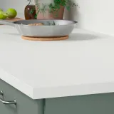 IKEA JÄRSTORP (ИКЕА ЙÄРСТОРП) - Столешница по индивидуальному заказу, белый/ламинат, 30-45x2,8 см — фото 4