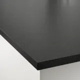 IKEA EKBACKEN (ИКЕА ЕКБАСКЕН) - Столешница изготовлена по индивидуальному заказу, имитация черного камня/ламинат, 30-45x2,8 см — фото 3
