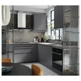 IKEA EKBACKEN (ИКЕА ЕКБАСКЕН) - Столешница на заказ, темно-серый имитирующий мрамор/ламинат, 45,1-63,5x2,8 см — фото 6