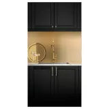IKEA EKBACKEN (ИКЕА ЕКБАСКЕН) - Столешница изготовлена по индивидуальному заказу, белый имитирующий мрамор/ламинат, 45,1-63,5x2,8 см — фото 7
