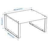 IKEA VARIERA (ИКЕА ВАРИЕРА) — Вставная полка, белая, 46x29x16 см — фото 6