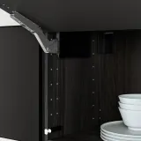 IKEA UTRUSTA (ИКЕА УТРУСТА) — Петля с кнопочным открыванием, черная — фото 2