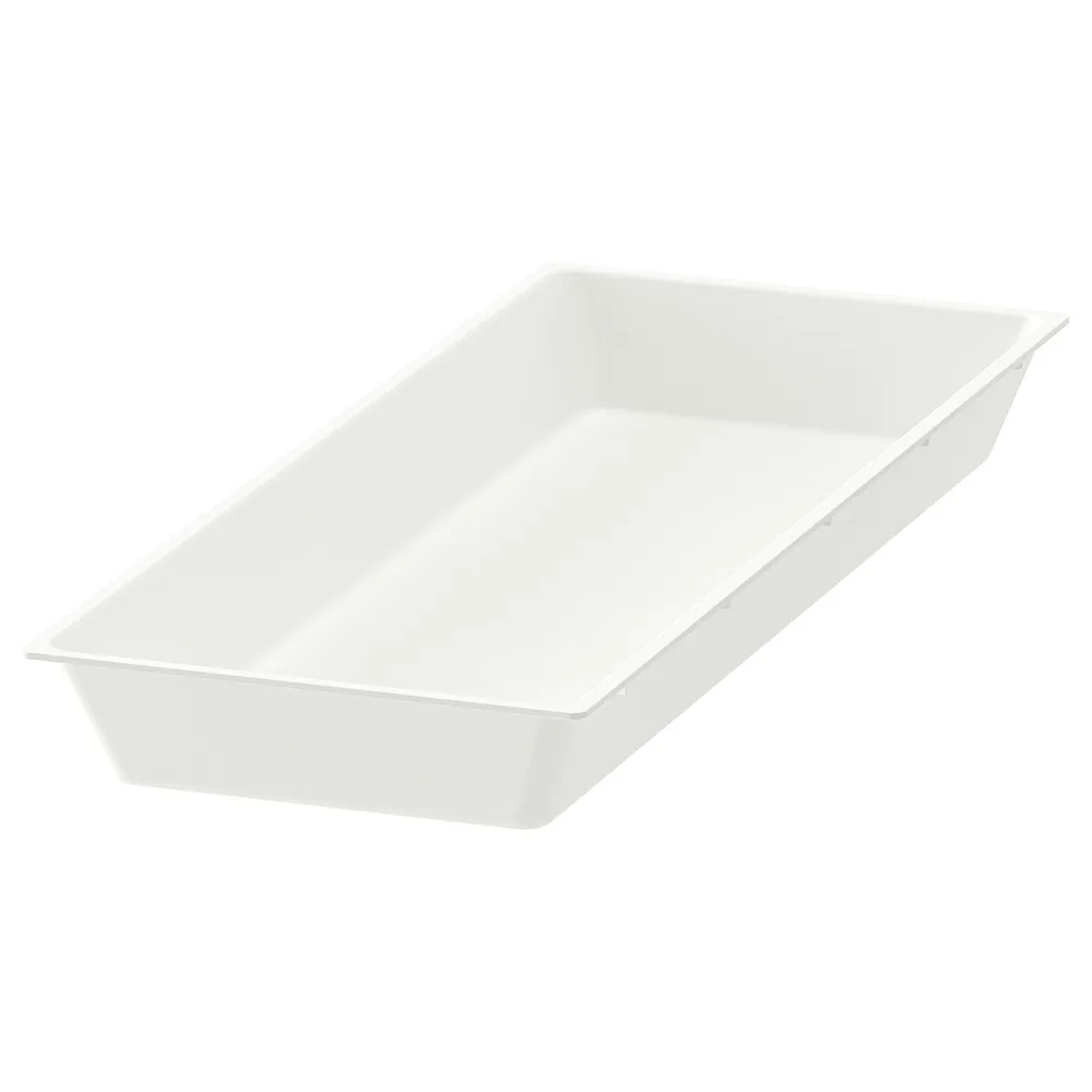 IKEA UPPDATERA (ИКЕА УППДАТЕРА) — Вставка для ящика, белая, 20x50 см