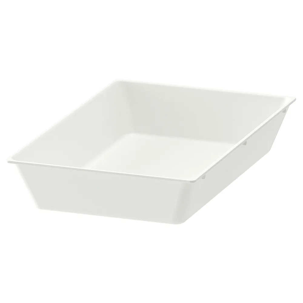 IKEA UPPDATERA (ИКЕА УППДАТЕРА) — Вставка для ящика, белая, 20x31 см
