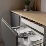 IKEA UPPDATERA (ИКЕА УППДАТЕРА) — Держатель для тарелок, антрацит, 15-23 см — фото 3