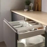 IKEA UPPDATERA (ИКЕА УППДАТЕРА) — Лоток для столовых приборов/контейнер, белый, 32x50 см — фото 3